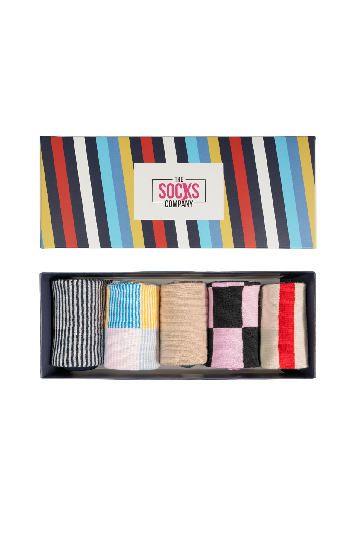 Women's Colorful 5 Pack Crew Socks